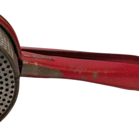 Vintage 1950's Potato Ricer Press With Red Handle - Picture 14 of 15